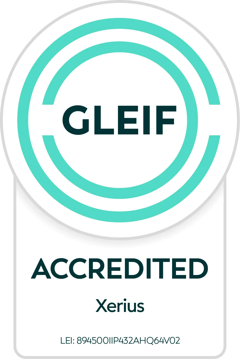 GLEIF Badge Accredited